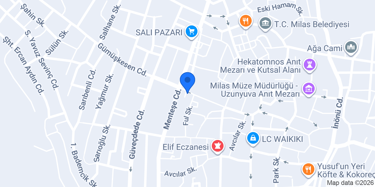 Edizim Bayan Kuaförü konumu