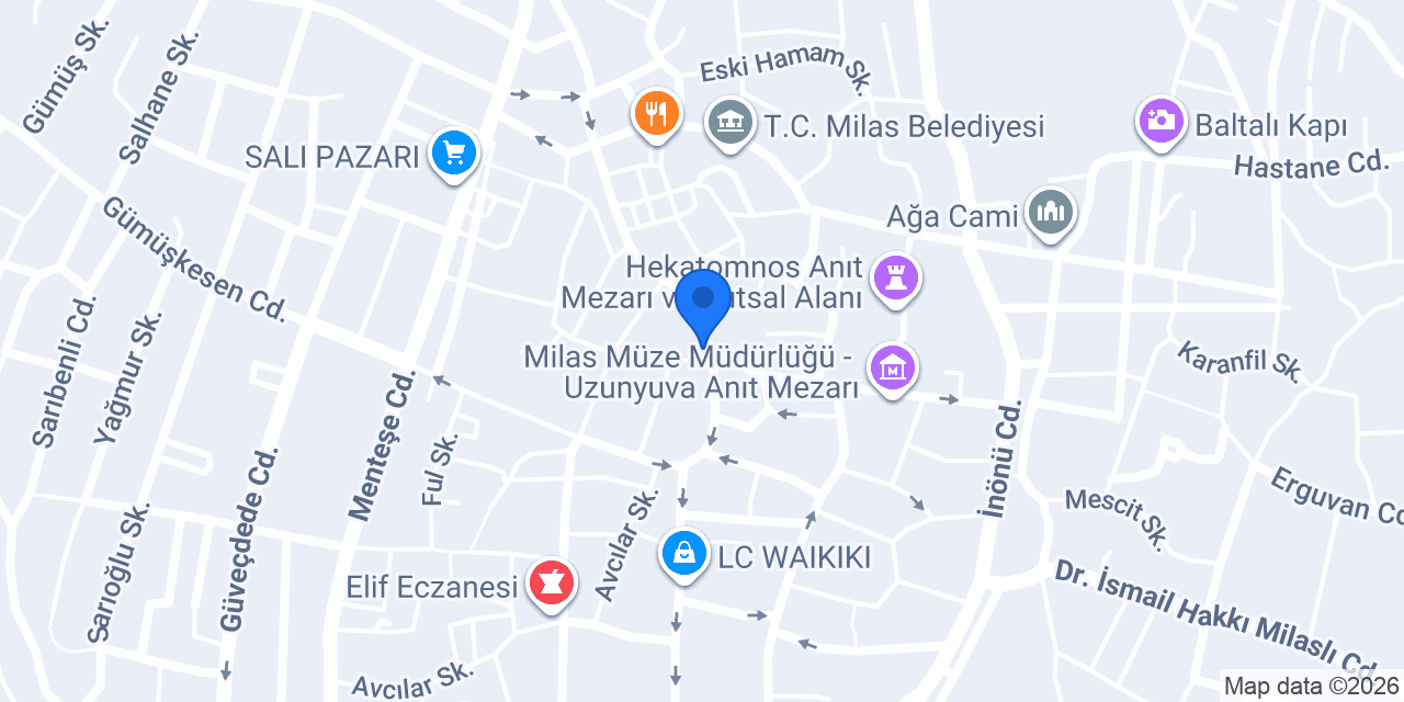 DUDO Kırtasiye konumu