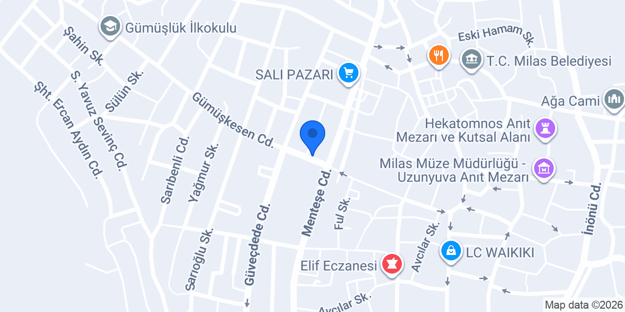 Bilen Eczanesi konumu