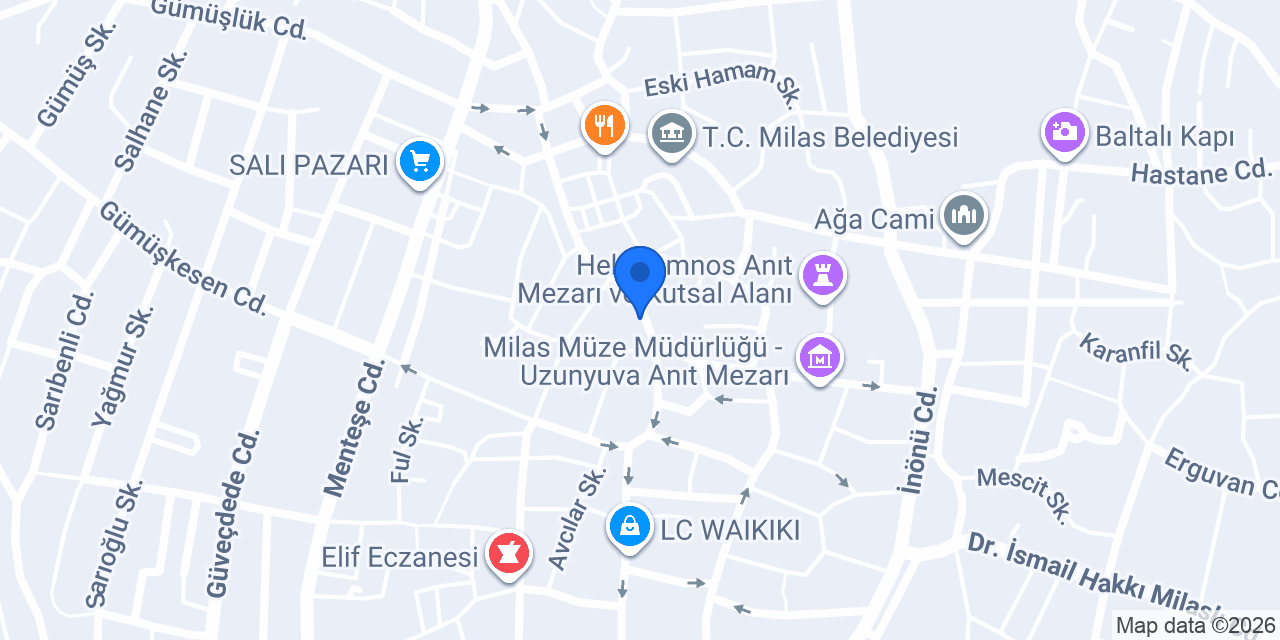 Milas Optik konumu