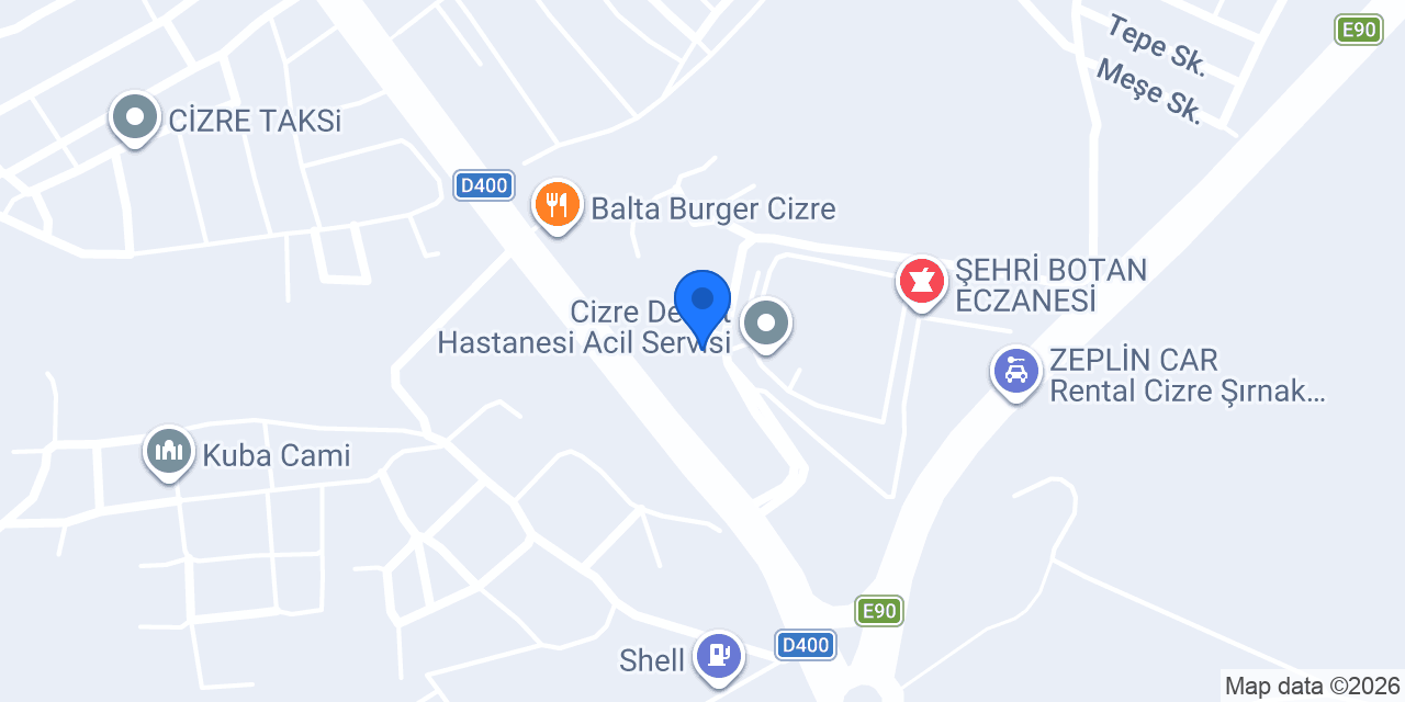 ÇAĞ MEDİKAL CİZRE konumu