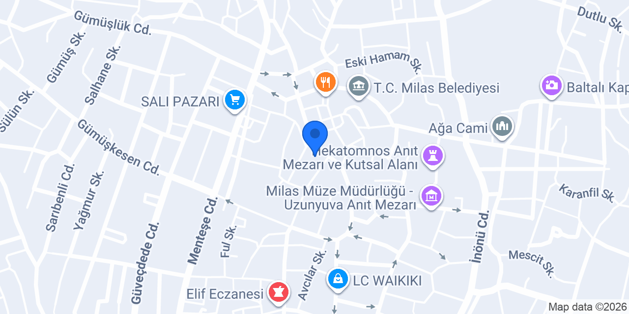 Yolcu nun Yeri Bar&Restaurant konumu