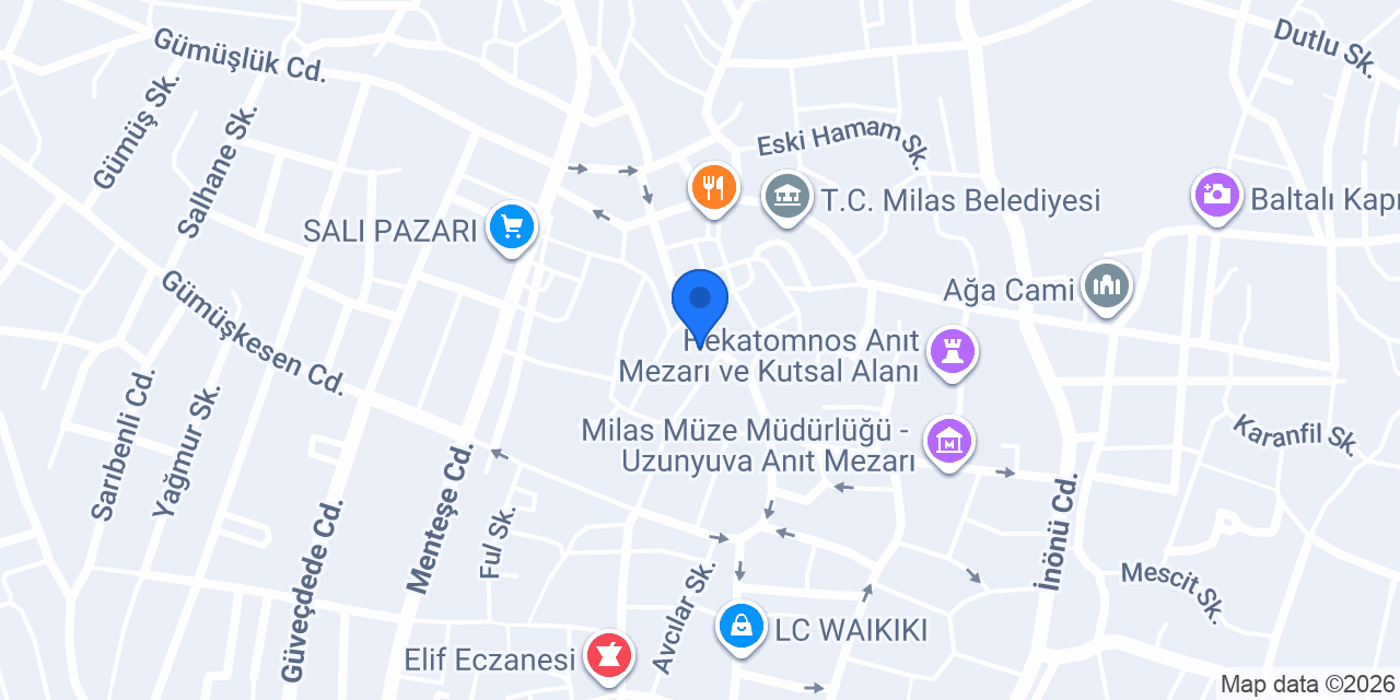 Demet Çeyiz Evi konumu