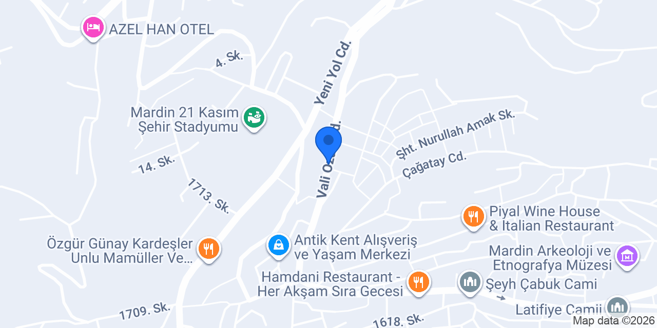 Op. Dr. Enes Bil konumu