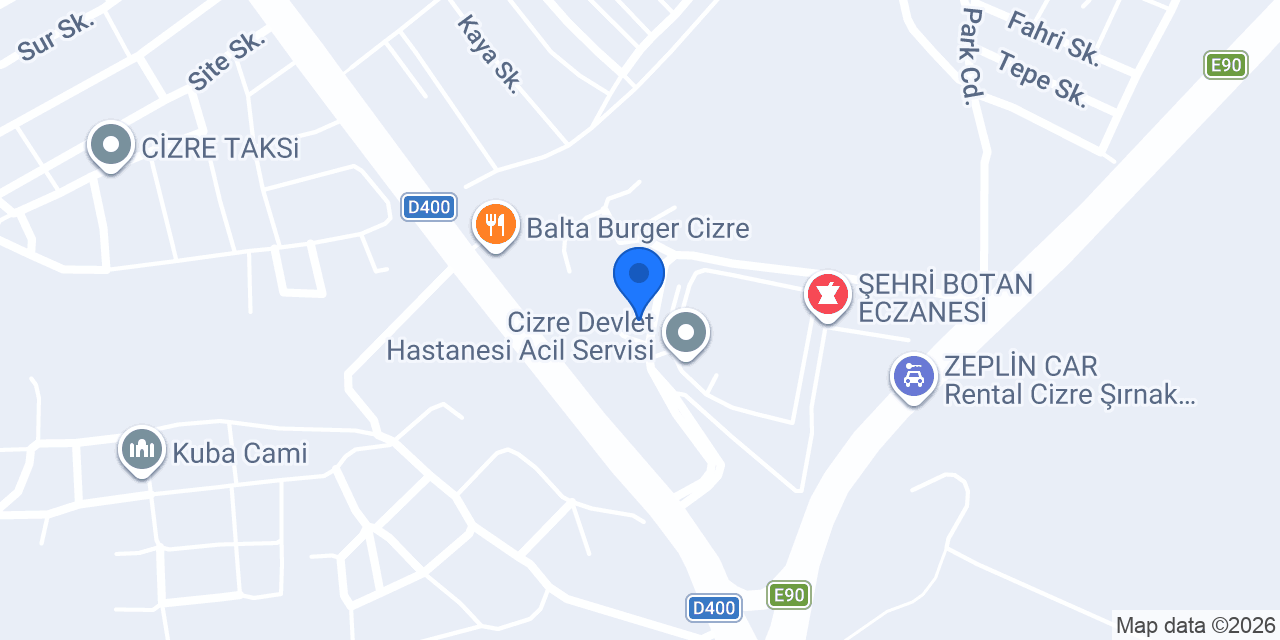 Dicle Eczanesi konumu