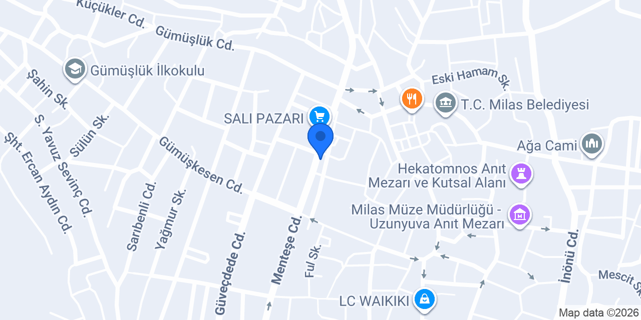 Şakir Usta Kebab-i konumu