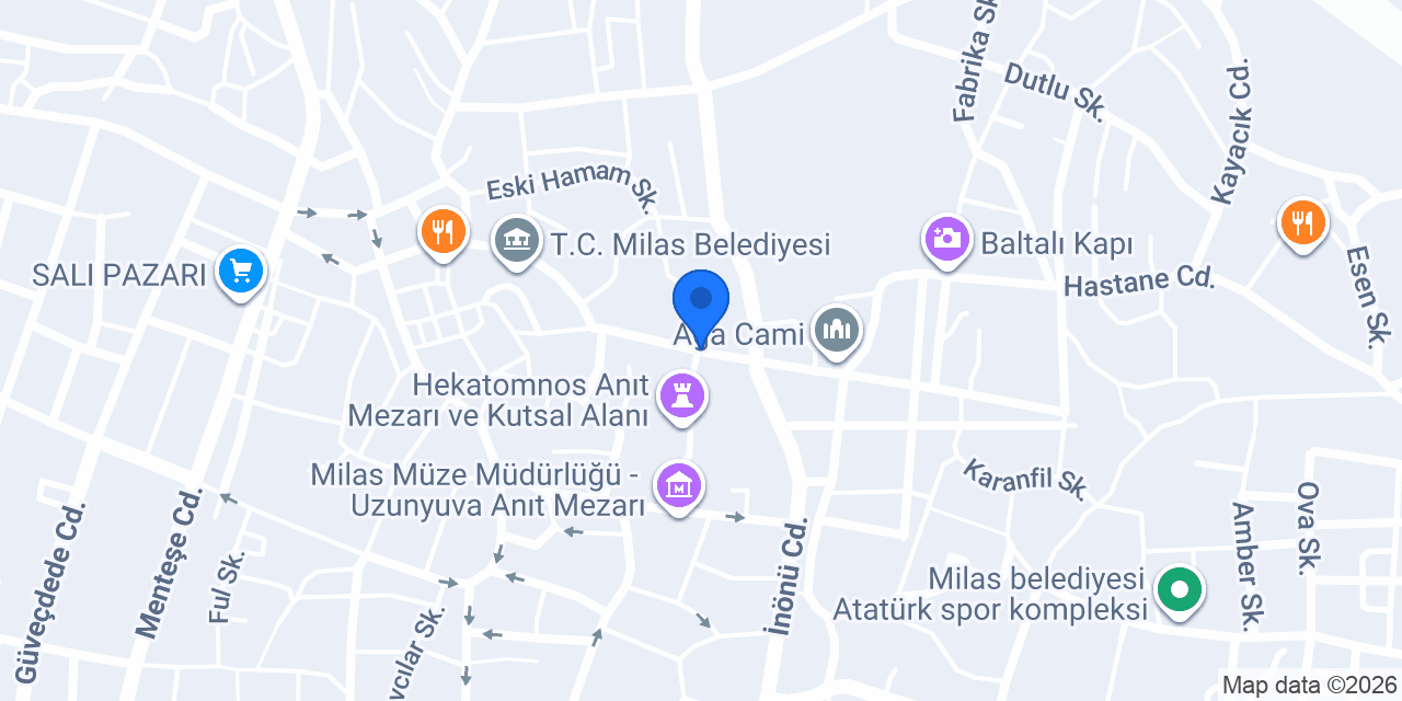 Sedef Kırtasiye konumu