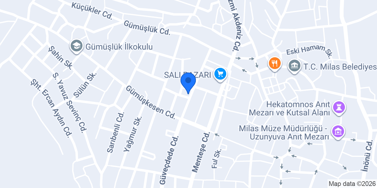 Hüray Mobilya konumu