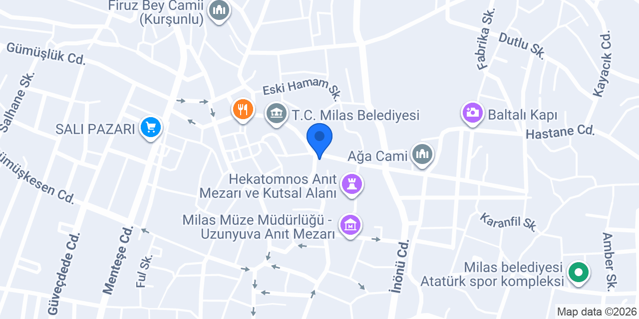 PTT Milas Merkez Şubesi konumu