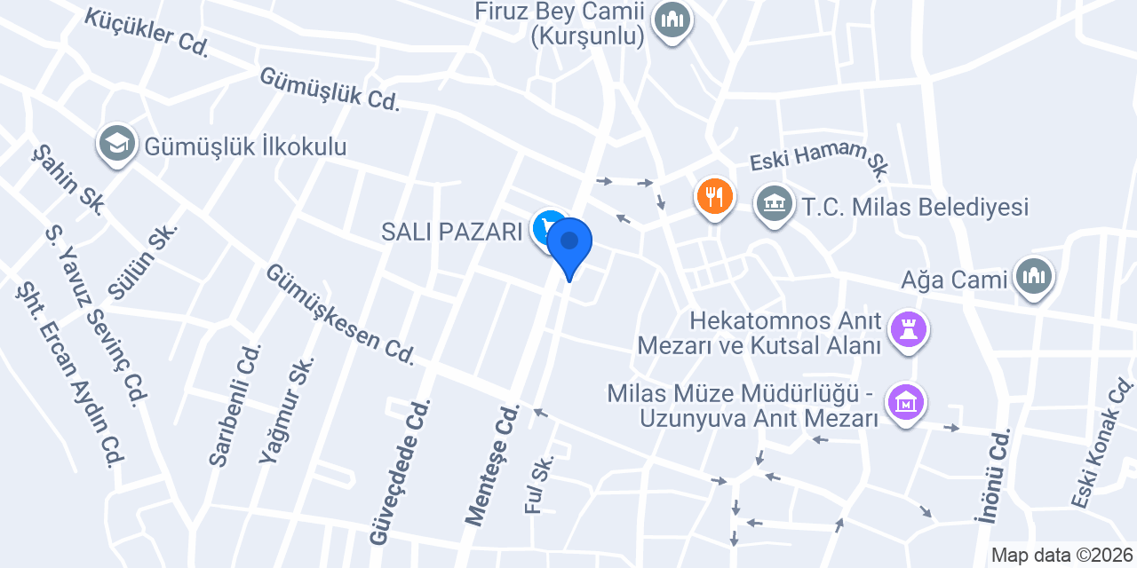 Köseoğlu Züccaciye konumu