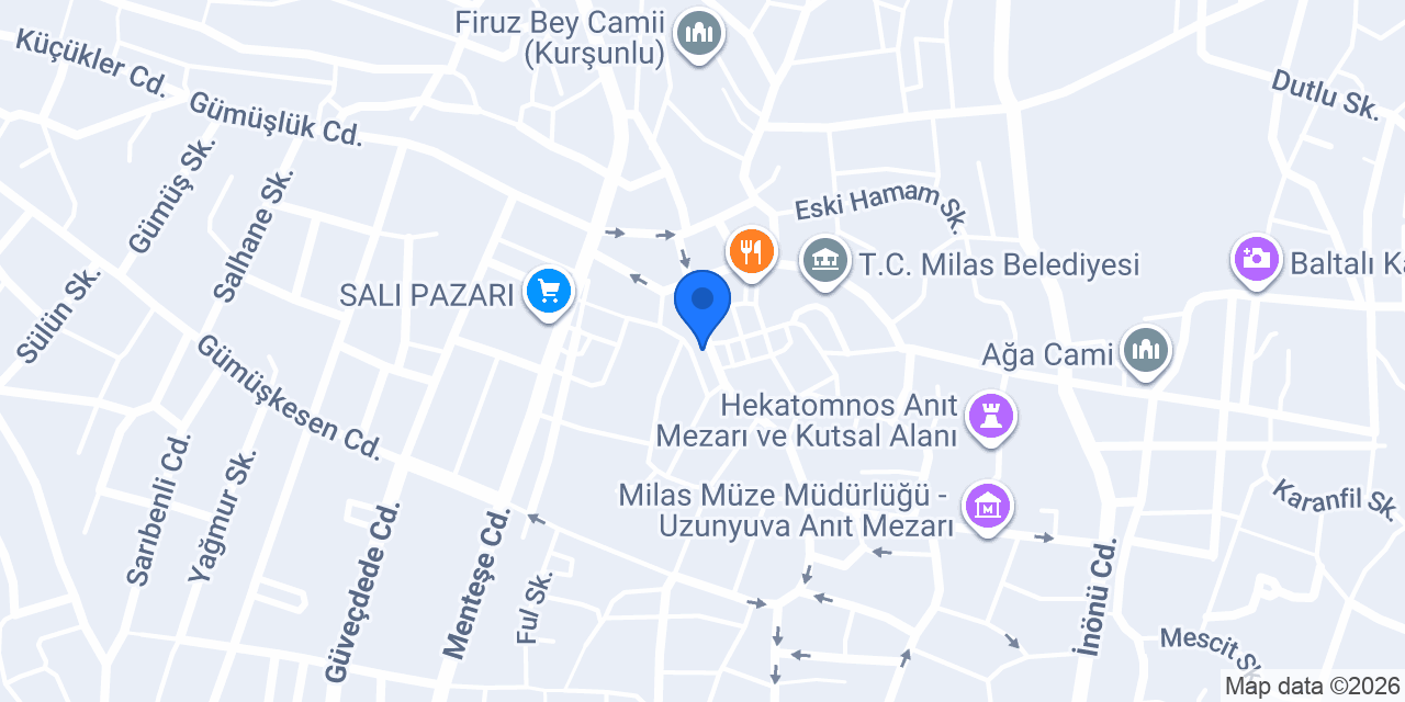 Artun Eczanesi konumu