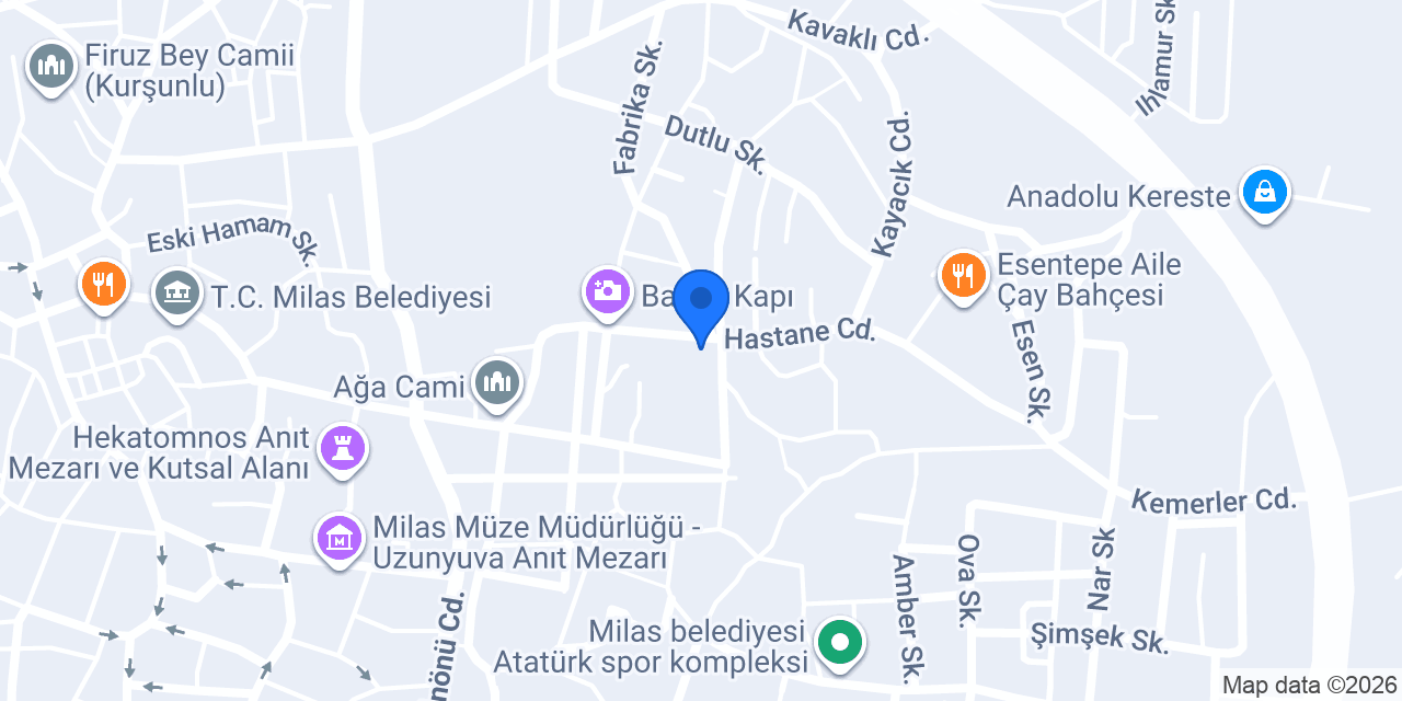 Yaprak Eczanesi konumu