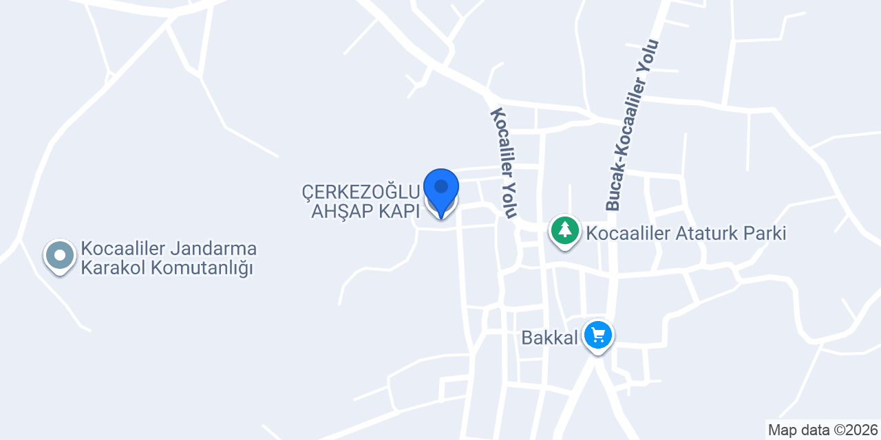 ÇERKEZOĞLU AHŞAP KAPI konumu