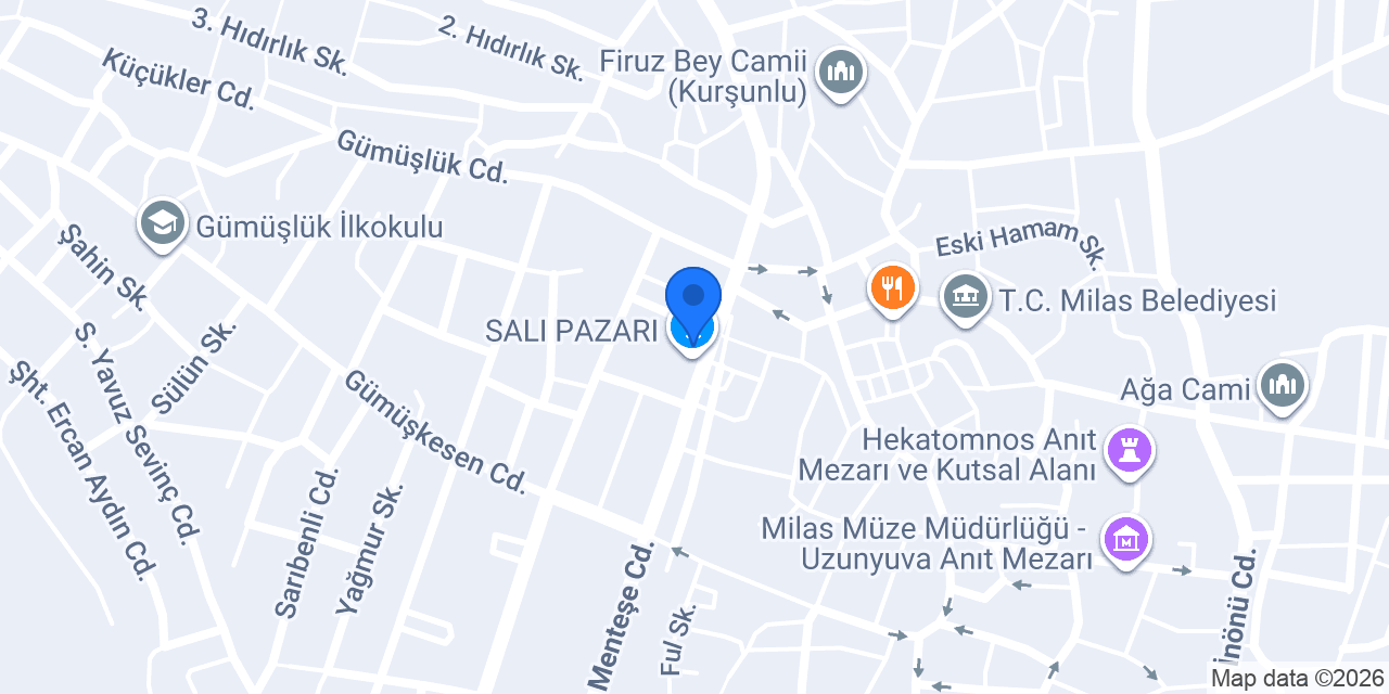 Gül Taksi konumu