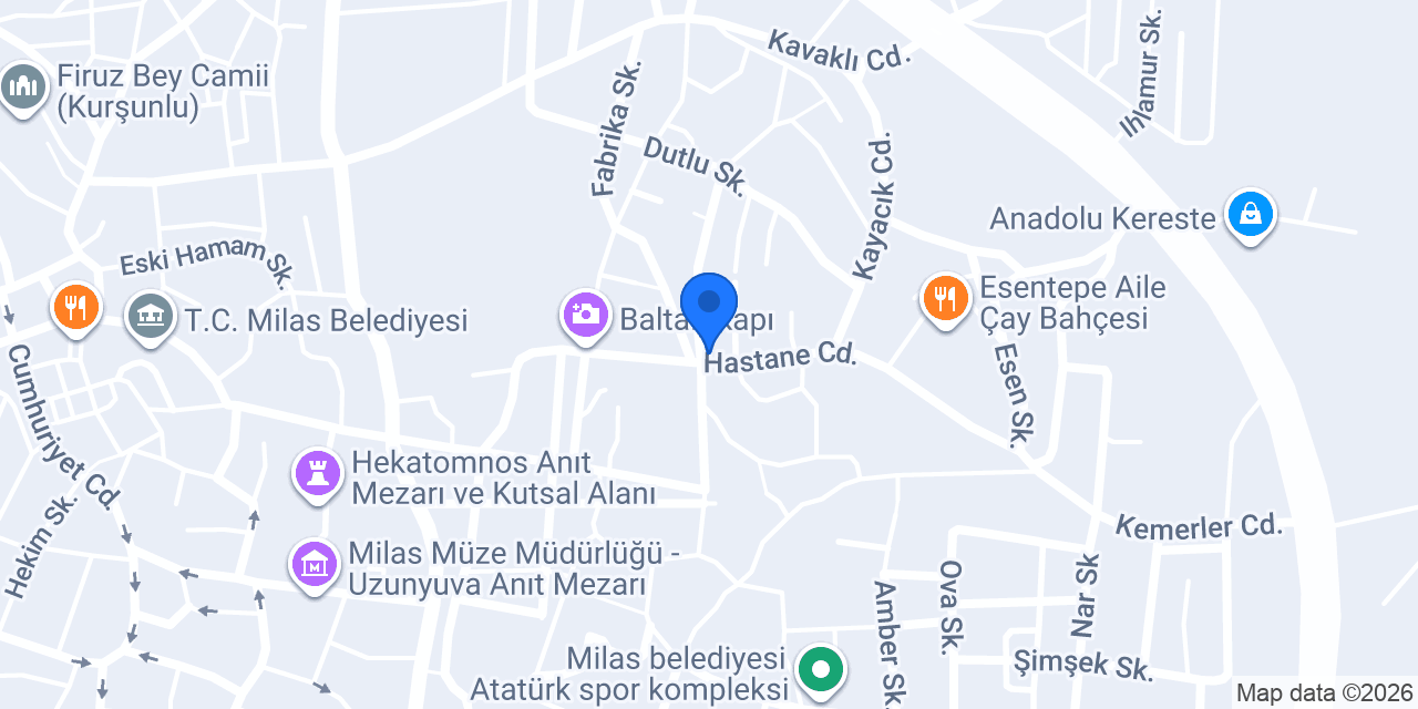 KARACA İnşaat-Mühendislik-Hafriyat konumu