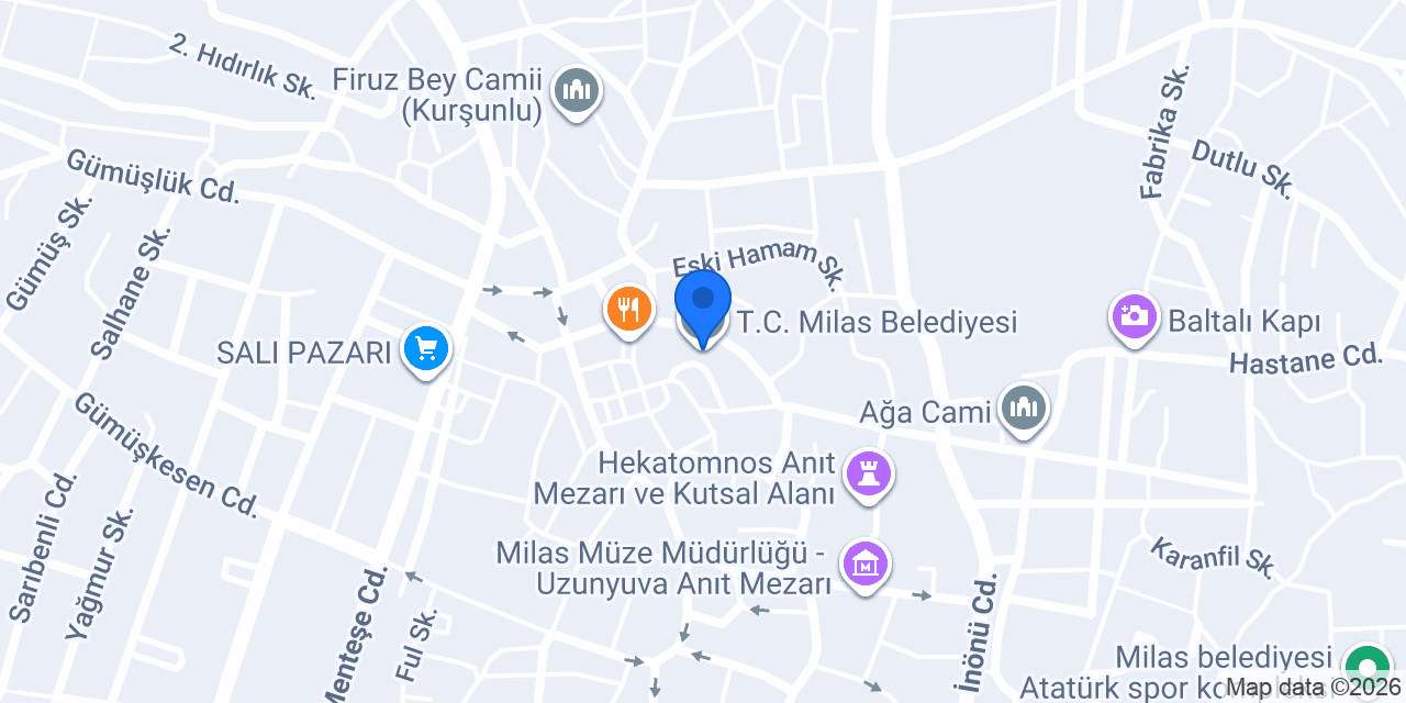 T.C. Milas Belediyesi konumu