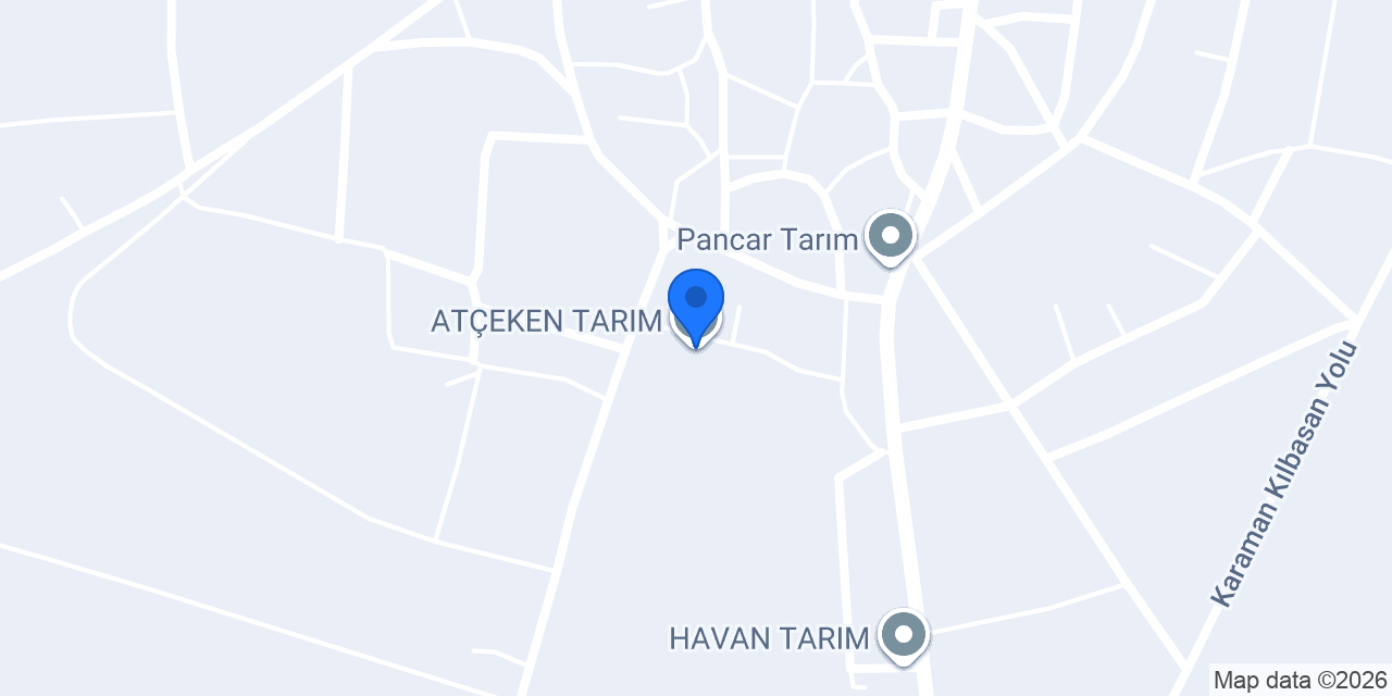 ATÇEKEN TARIM konumu
