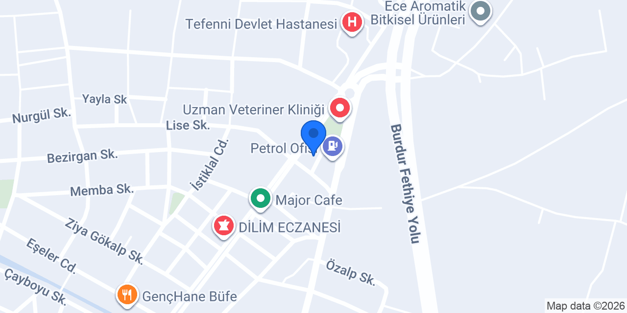 Otogar Serttaş Taksi konumu