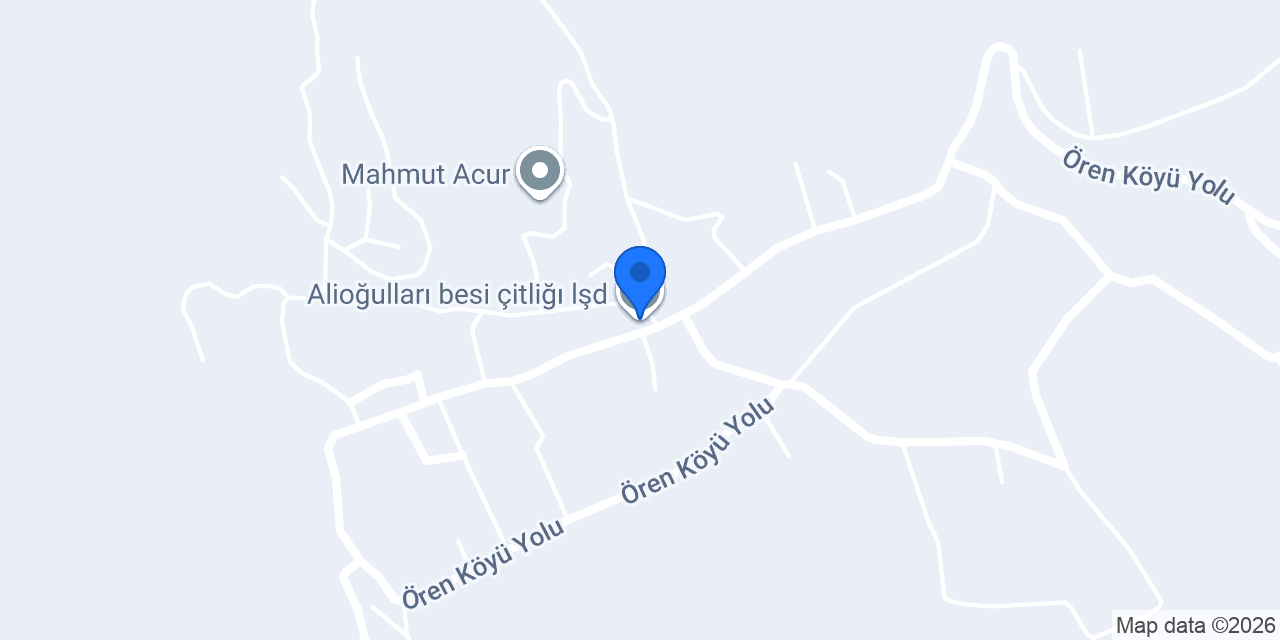 Alioğulları besi çitliğı lşd. konumu