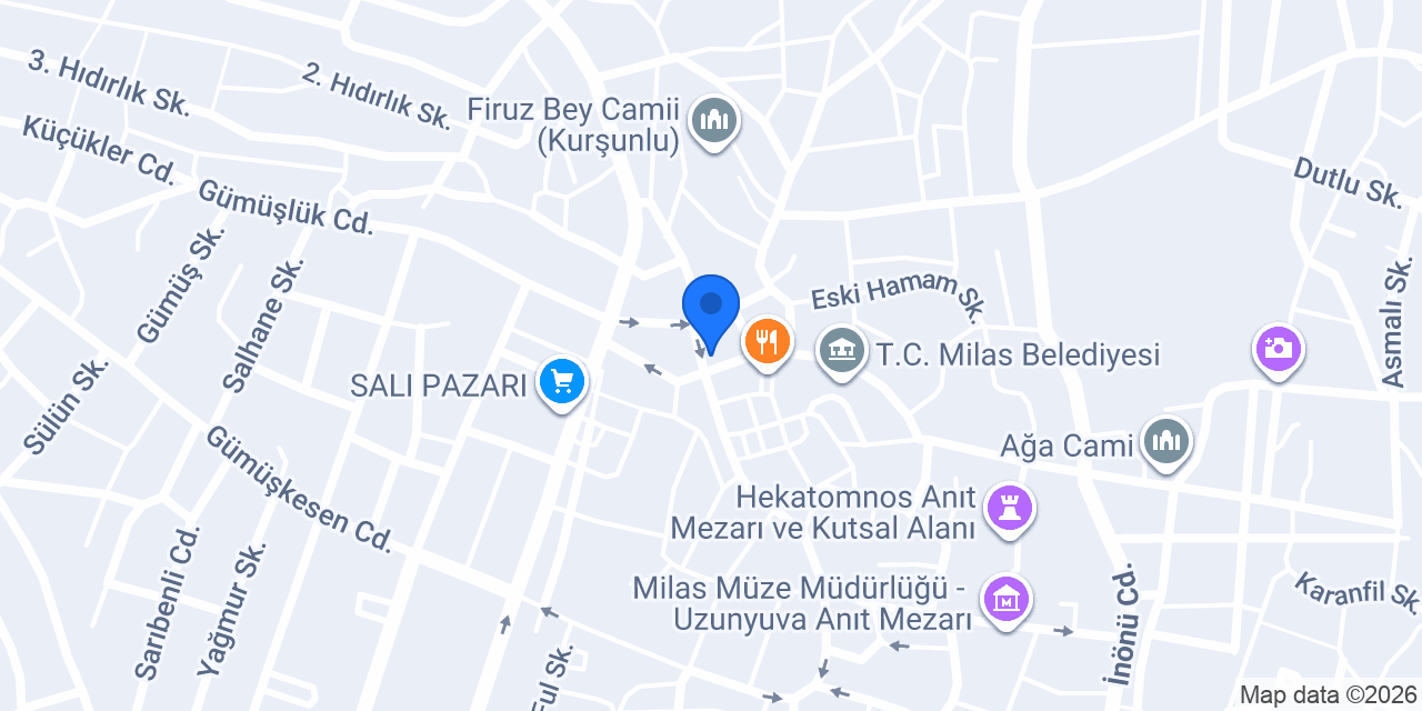 Çoban lokantası konumu