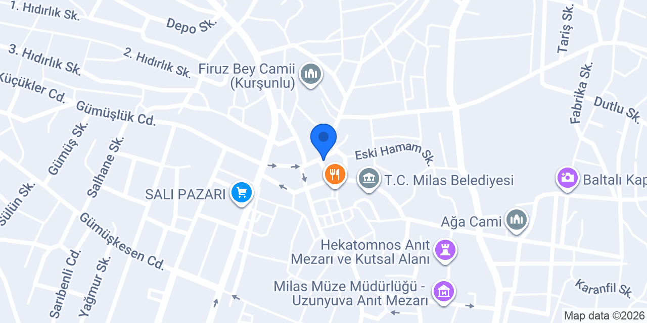 Kiriş Veteriner Kliniği konumu