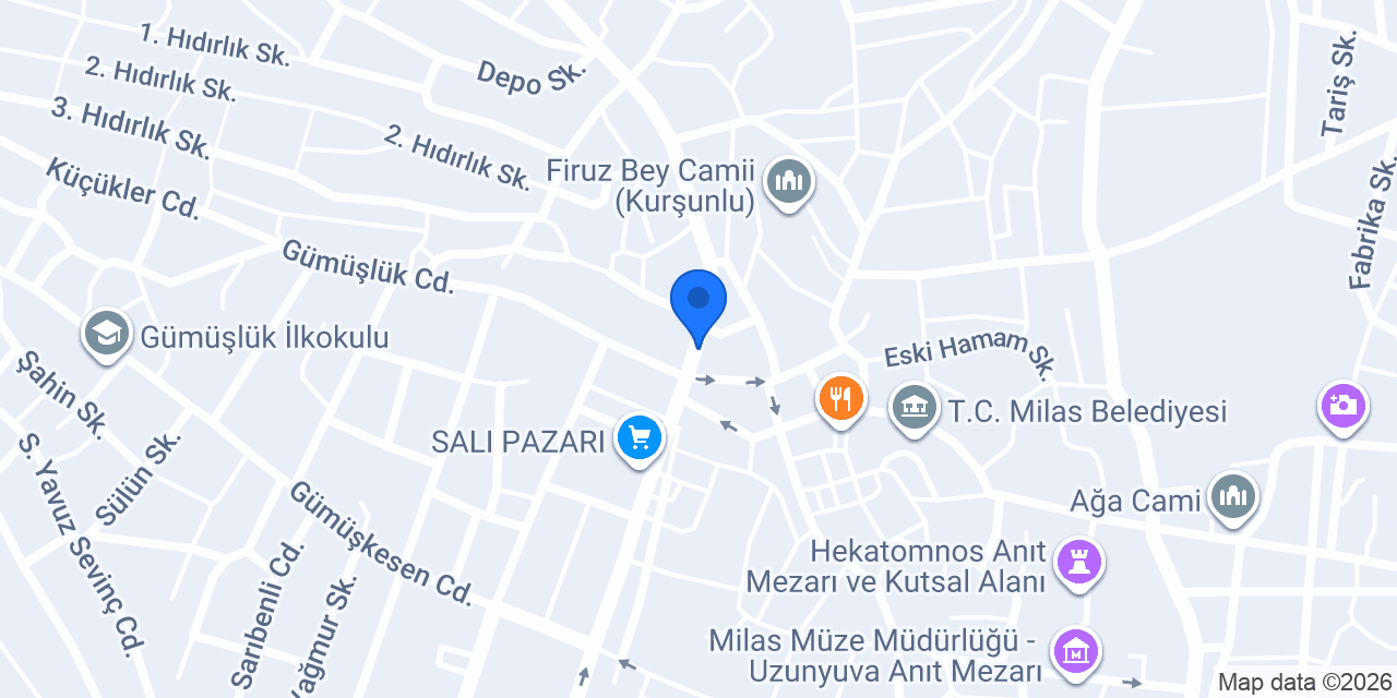 Mango Tercüme - Milas Yeminli Tercüme Bürosu konumu