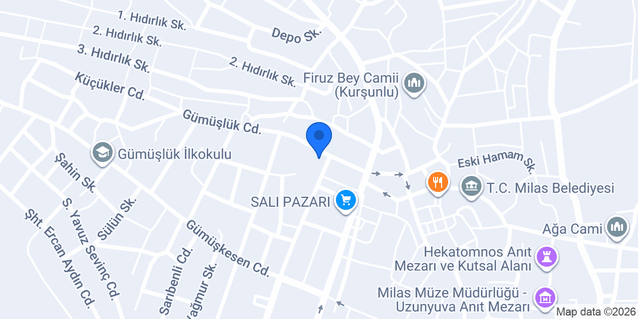 Özyıldız Mobilya konumu