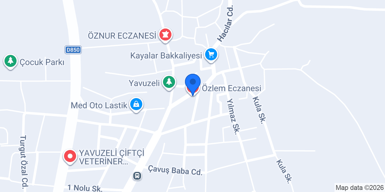 Özlem Eczanesi konumu