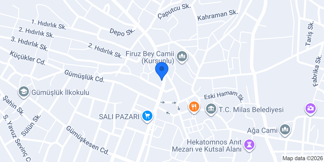 Yavaşoğlu Ekmek konumu