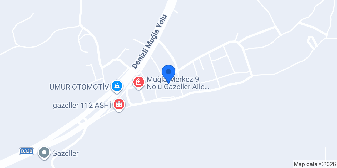 Gazeller İlköğretim Okulu konumu
