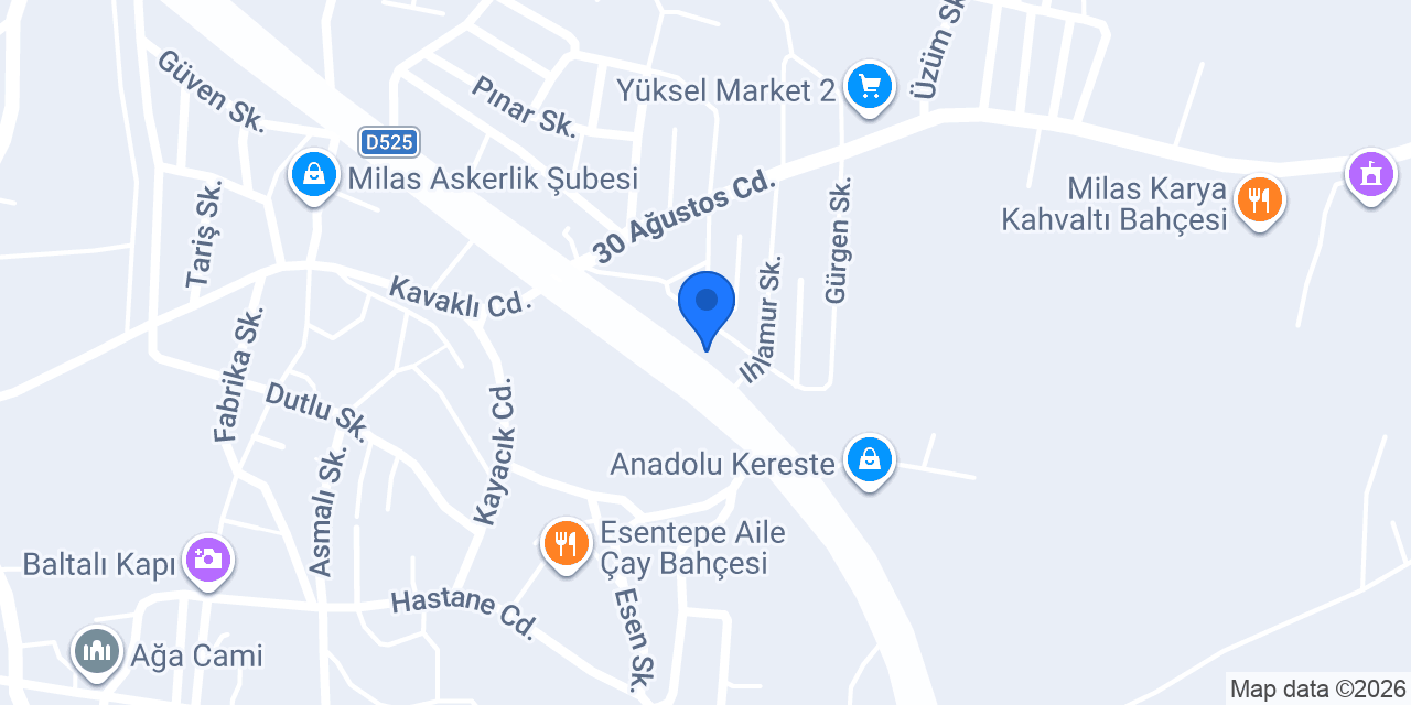 Kesmen Otomotiv konumu