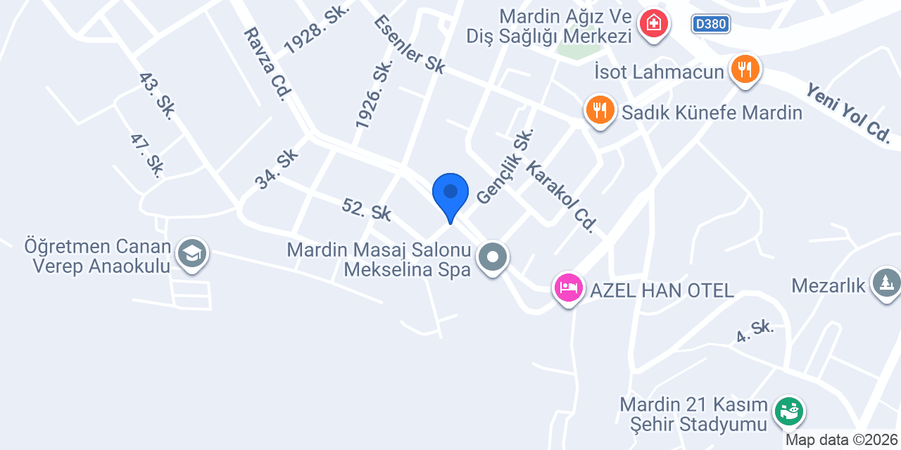Özgür Elektrik & Avize konumu