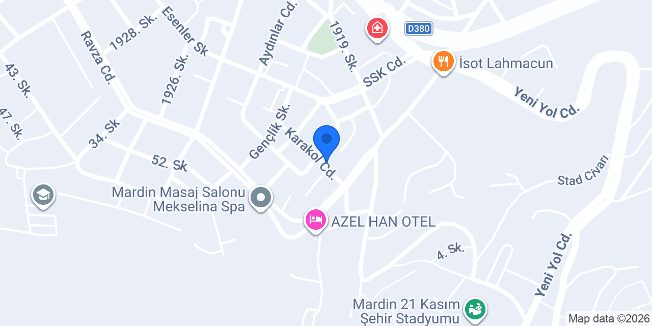 Aymenisa elektrik konumu