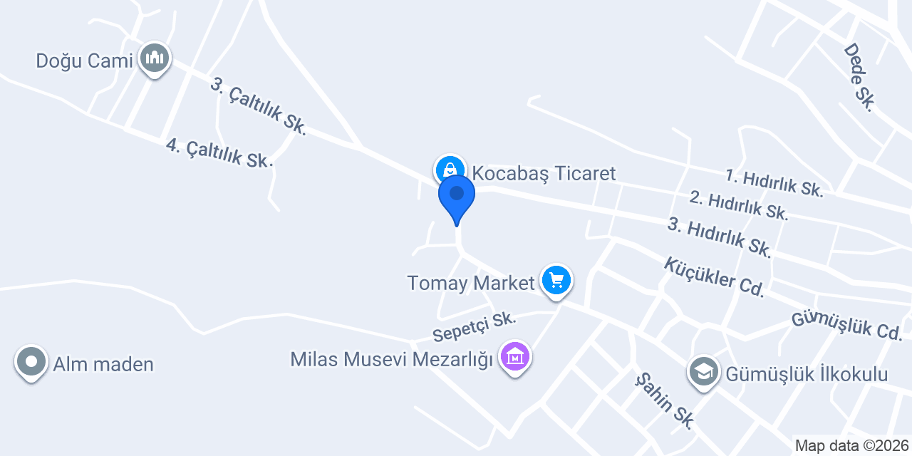 Mad Yapı Tadilat Bodrum Milas konumu