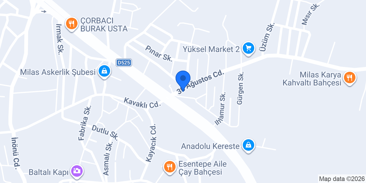 Bulvar köfte döner konumu