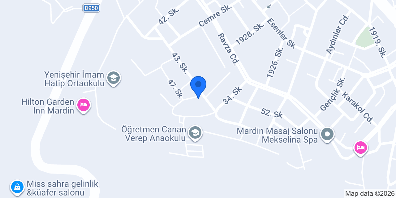 Bilge Akademi Segem Mardin konumu