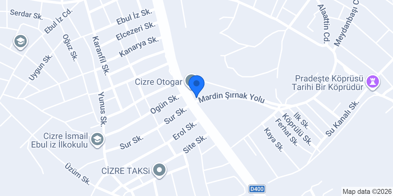BEST VAN TUR CİZRE konumu