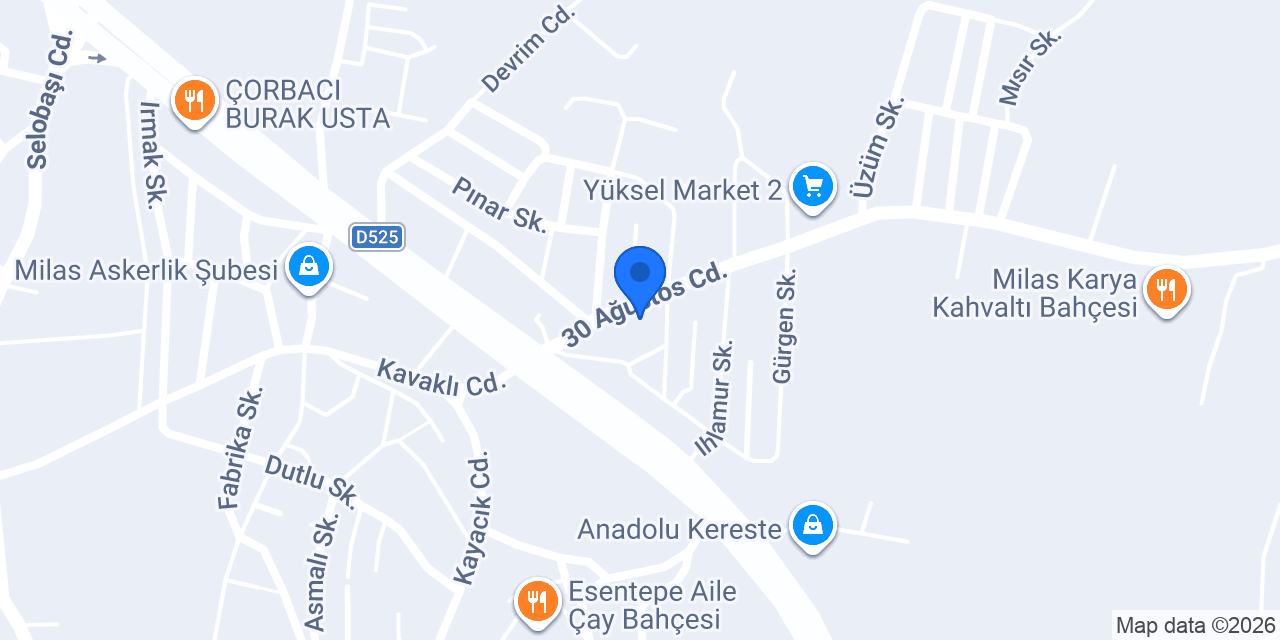 Zorbey erkek kuaförü konumu