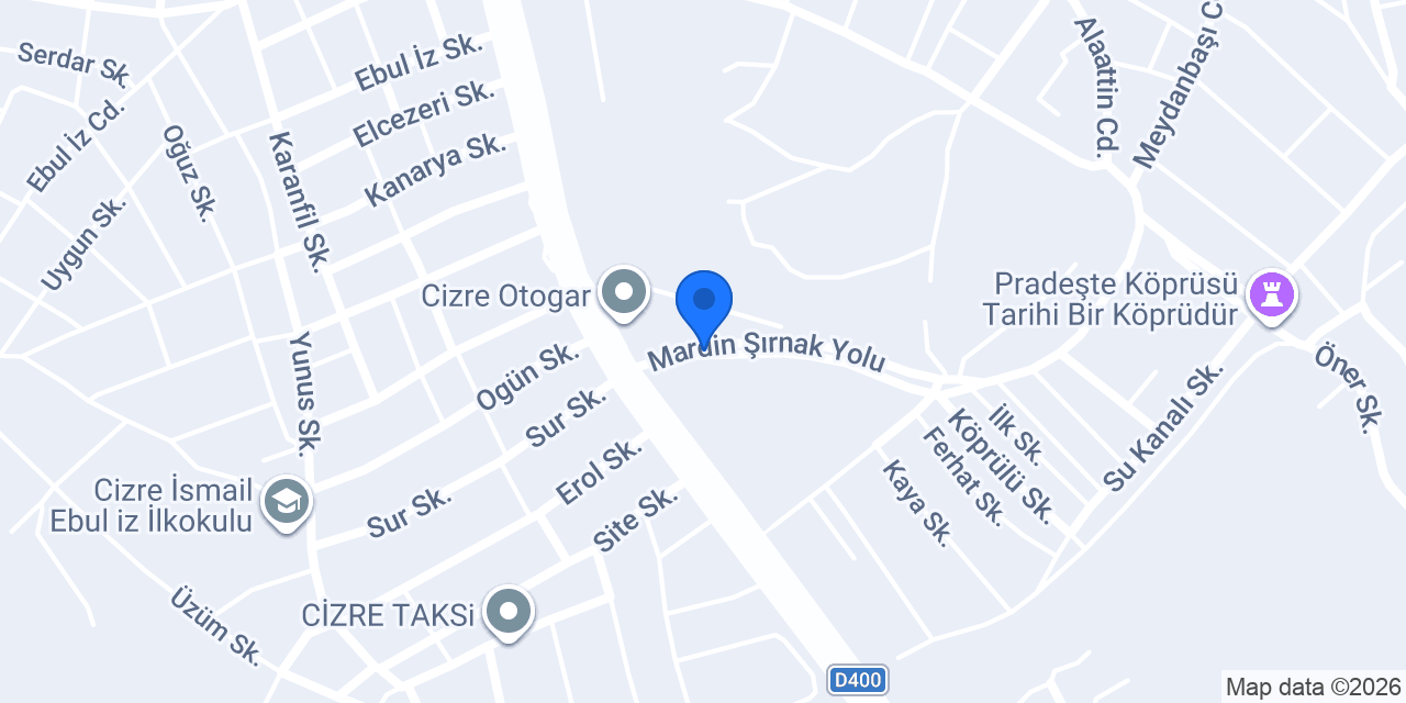 cizre otogar kamil koç konumu