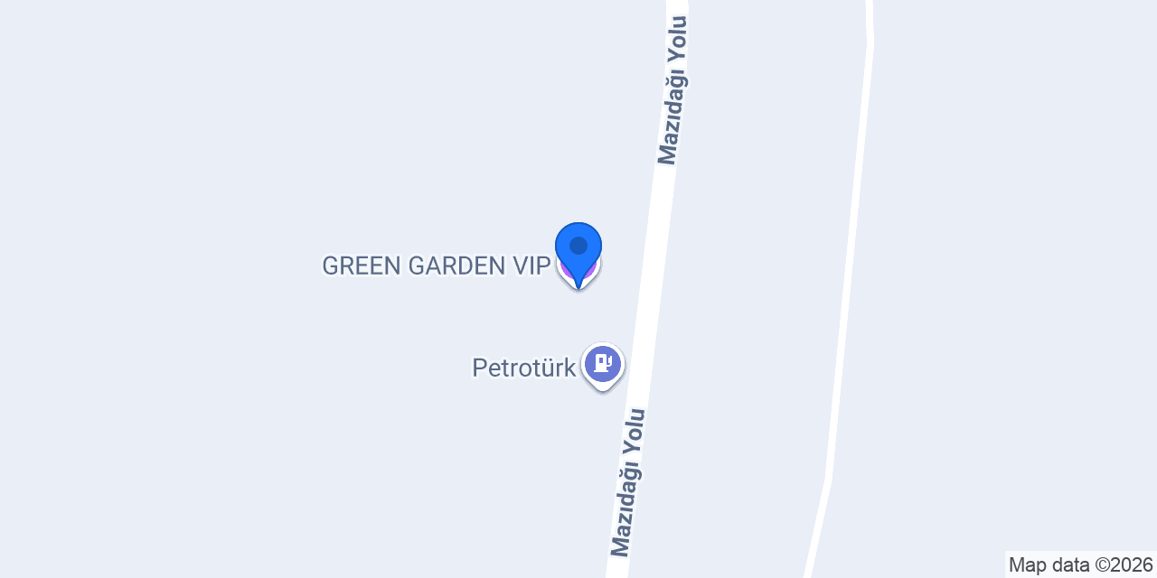 GREEN GARDEN VIP konumu
