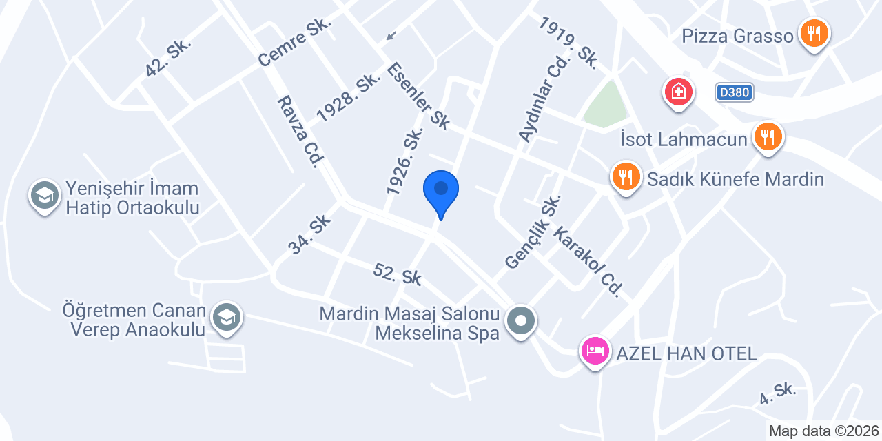 Çetin rent a car konumu