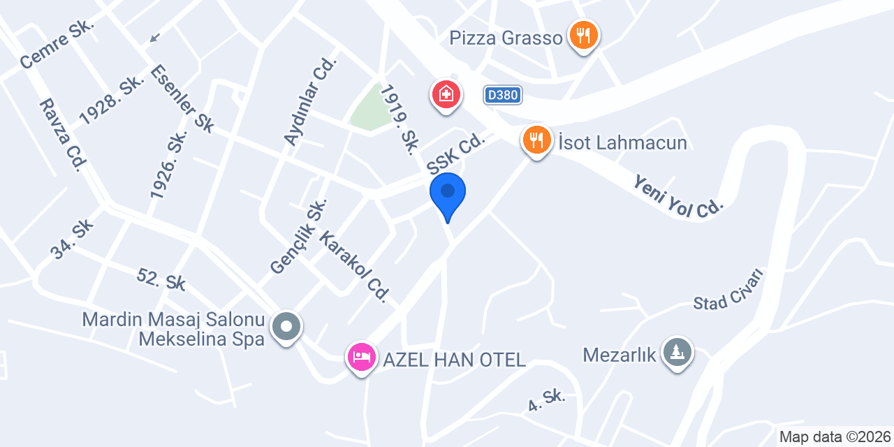 Şah Martuk Dibek Kahvesi konumu