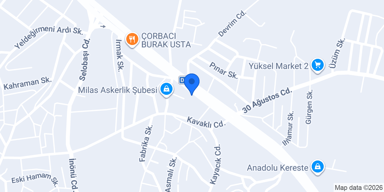 CEBİNDE MODA konumu
