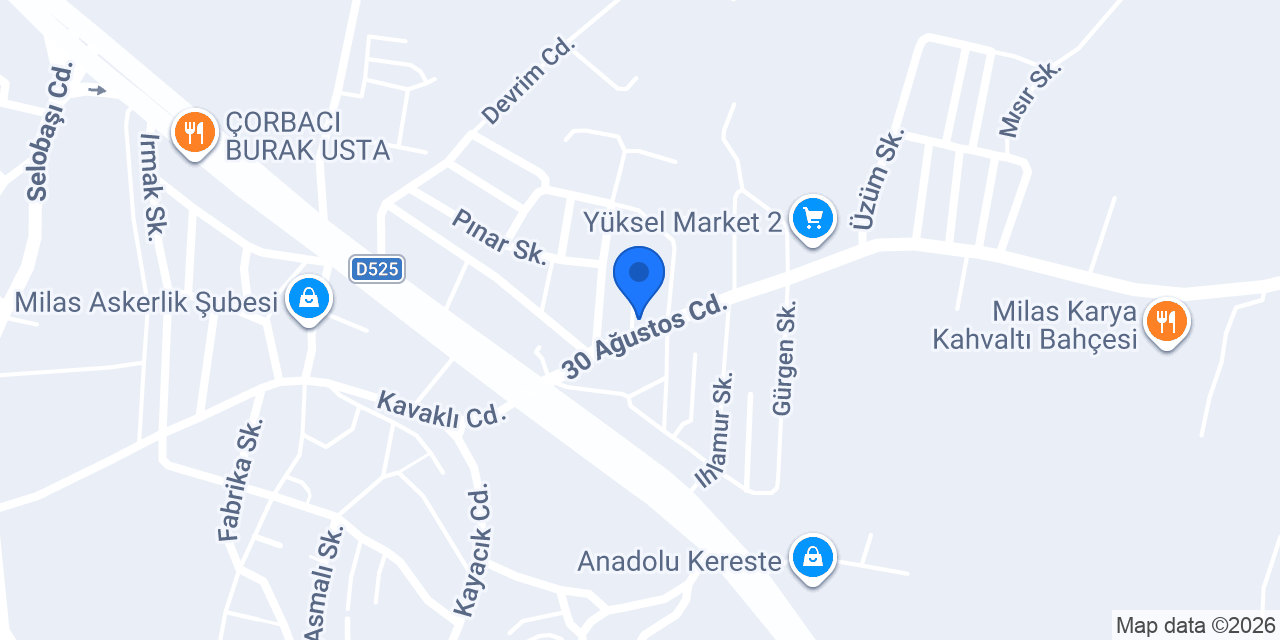 Yemek Molası konumu