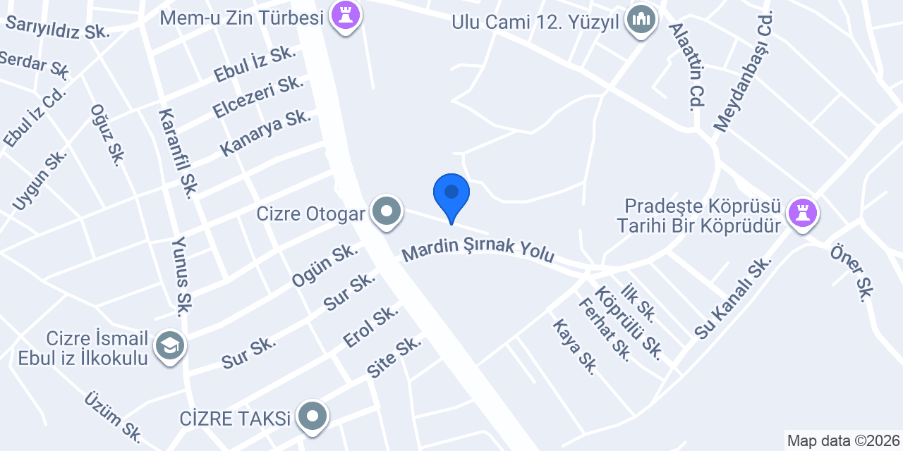 cizre konumu