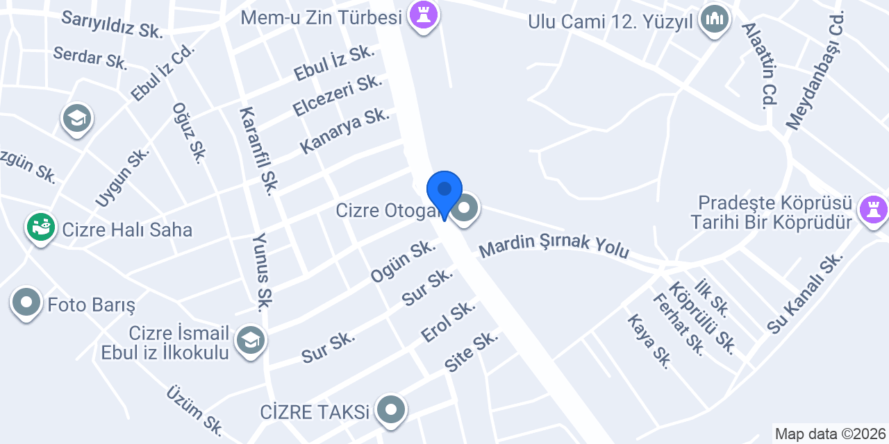 Diyar iletşim konumu