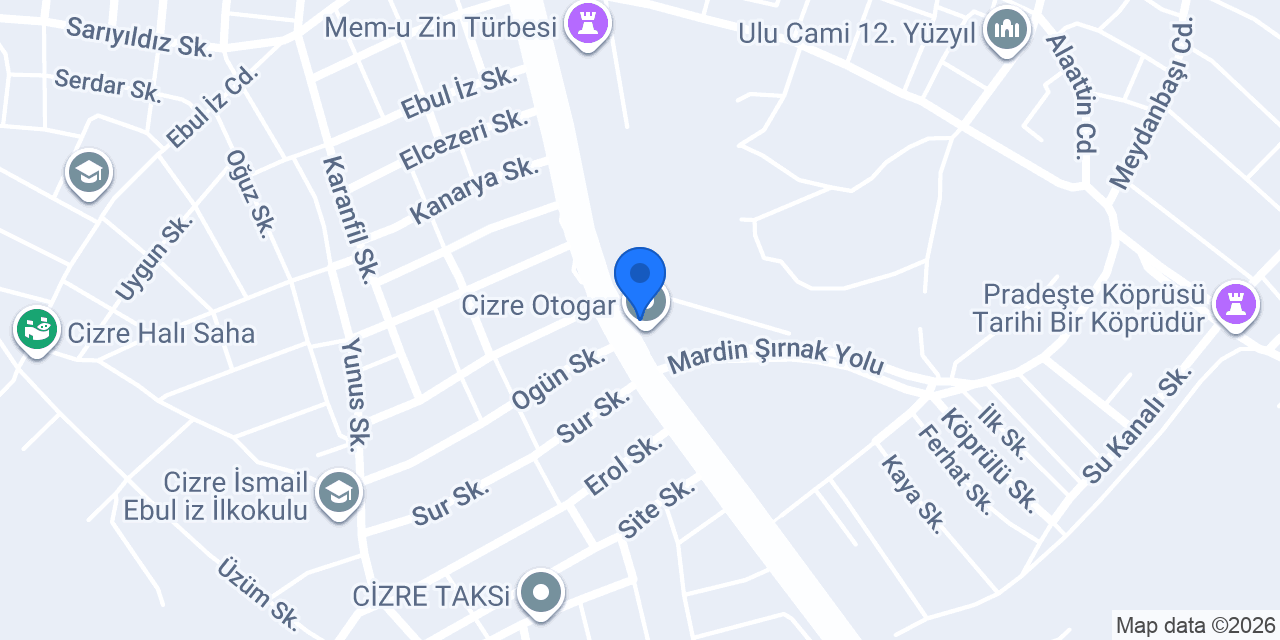 Zümrüt Turizm konumu