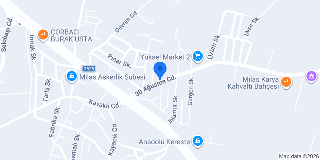 Cömertler Yapı Ltd. Şti. konumu
