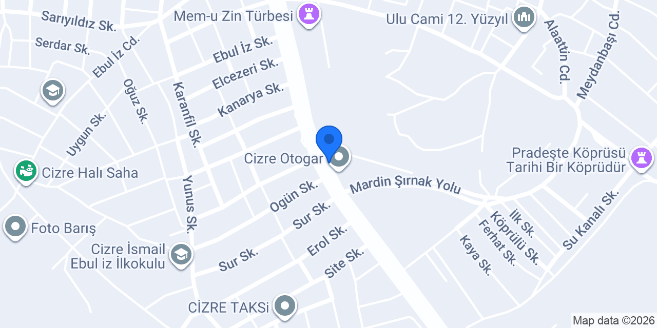 Özlem Cizre Nuh konumu