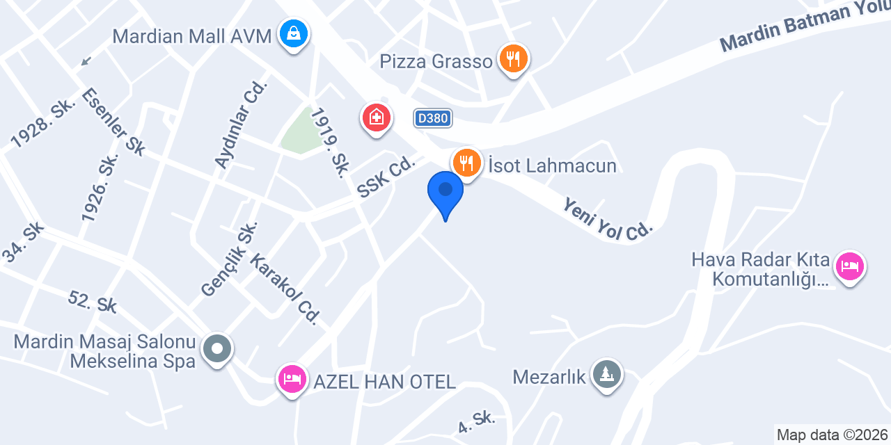 Aras Kargo Dara Şubesi konumu